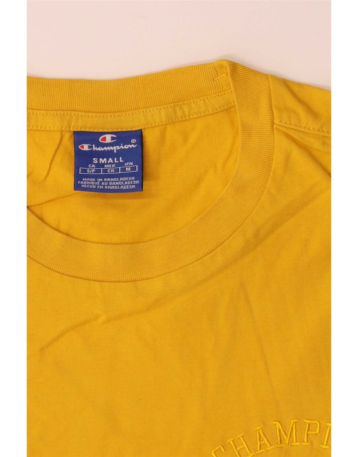Ανδρικό T-Shirt Champion Top Μικρό κίτρινο βαμβακερό
