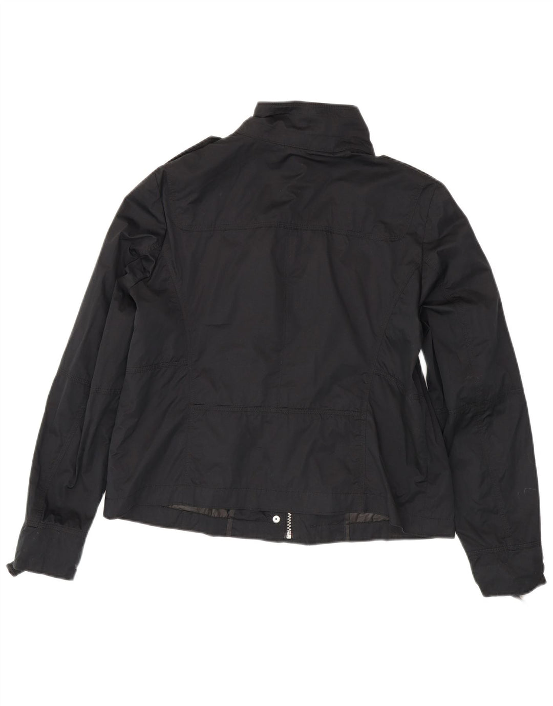 Trussardi Jeans Γυναικείο Στρατιωτικό Μπουφάν IT 48 XL Μαύρο Πολυεστέρας