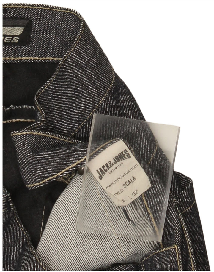 Jack & Jones Ανδρικό τζιν ίσιο W34 L32 Μπλε βαμβακερό