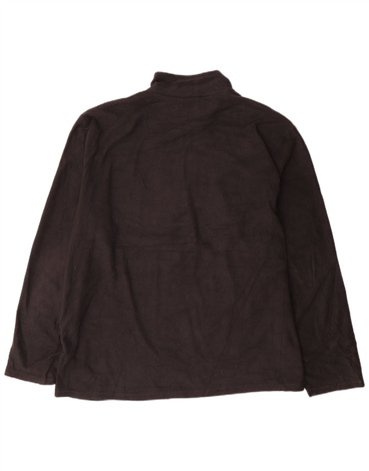 Mountain Warehouse Ανδρικό φερμουάρ Fleece Jumper 3XL Μαύρο