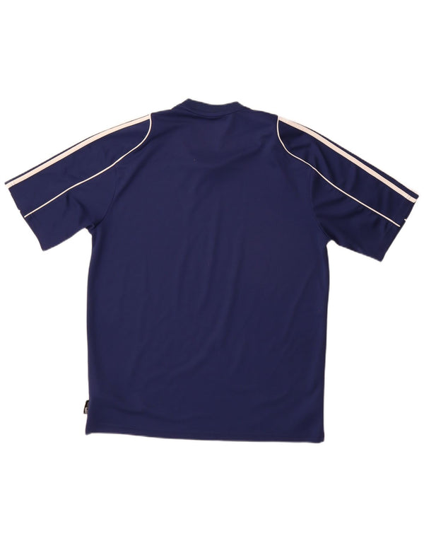 Ανδρικό T-Shirt Climalite Adidas Top Medium Navy Blue Polyester