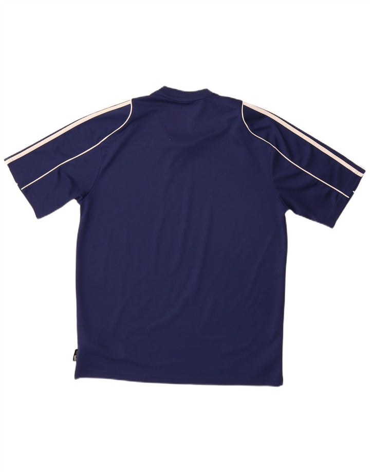 Ανδρικό T-Shirt Climalite Adidas Top Medium Navy Blue Polyester