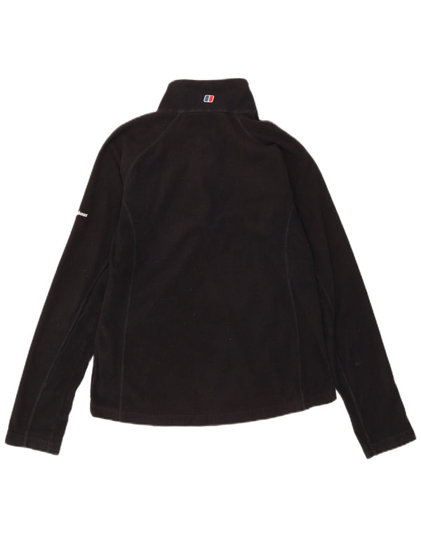 Berghaus Boys με φερμουάρ φλις λαιμόκοψη 11-12 ετών μαύρο πολυεστέρα