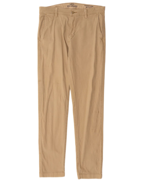 Ανδρικό κωνικό παντελόνι Chino Levi's Standard W30 L32 Μπεζ βαμβακερό