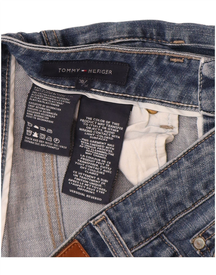 Γυναικείο τζιν σορτς Tommy Hilfiger W30 μεσαίο μπλε βαμβακερό