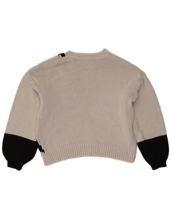 Γυναικείο πουλόβερ MINT VELVET Crop Boat Neck Jumper UK 14 Medium White