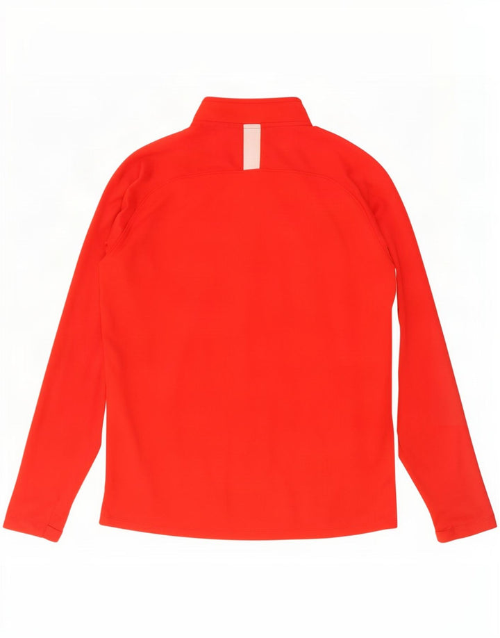 Ανδρική φόρμα πουλόβερ με φερμουάρ Nike Dri Fit Top μεγάλο κόκκινο χρώμα