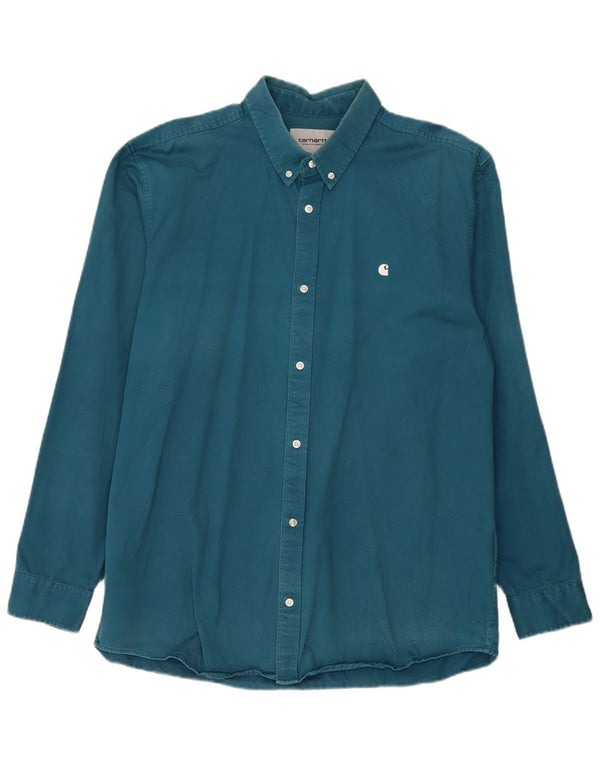 Ανδρικό πουκάμισο Carhartt 2XL Μπλε βαμβακερό