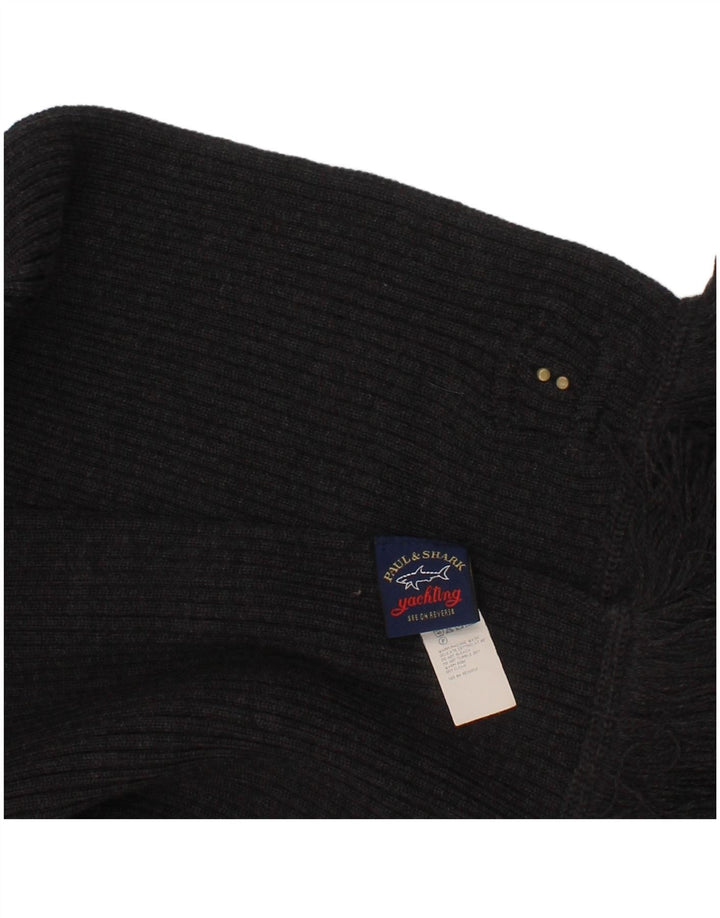 Paul & Shark Ανδρικό Ορθογώνιο Μαντίλι Μονό Μεγέθη Γκρι Νέο Μαλλί