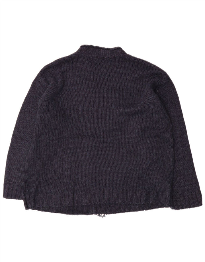Ανδρικό πουλόβερ Marks & Spencer Blue Harbour Turtle Neck Jumper Large Navy