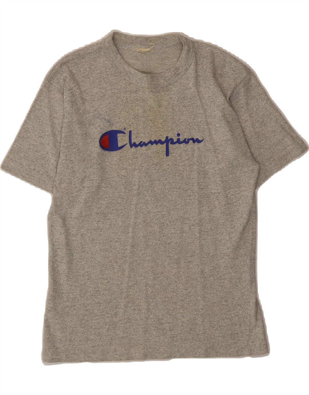 CHAMPION Boys Graphic T-Shirt Top 11-12 Years Grey Vintage Champion and Second-Hand Champion from Messina Hembry 