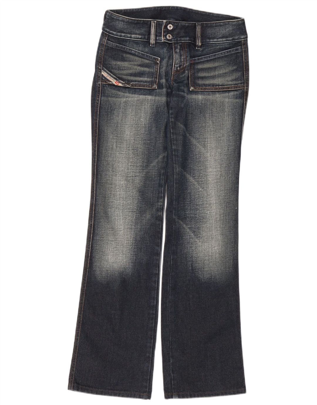 Diesel Γυναικείο Bootcut Jeans W28 L32 Navy Blue Cotton