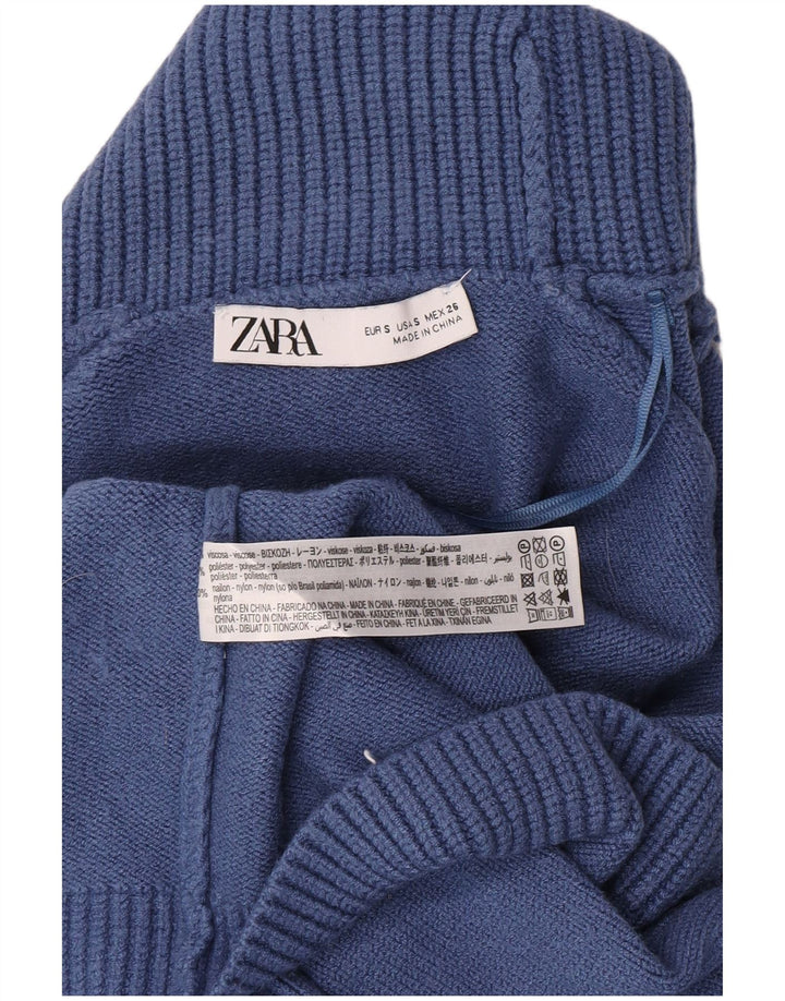 Zara Γυναικείο πουλόβερ 10 μικρού μπλε
