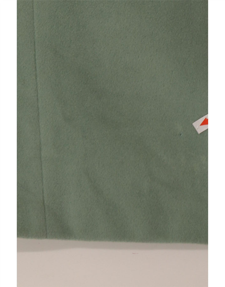 Marks & Spencer Γυναικείο παλτό με διπλό στήθος UK 16 Large Green Wool