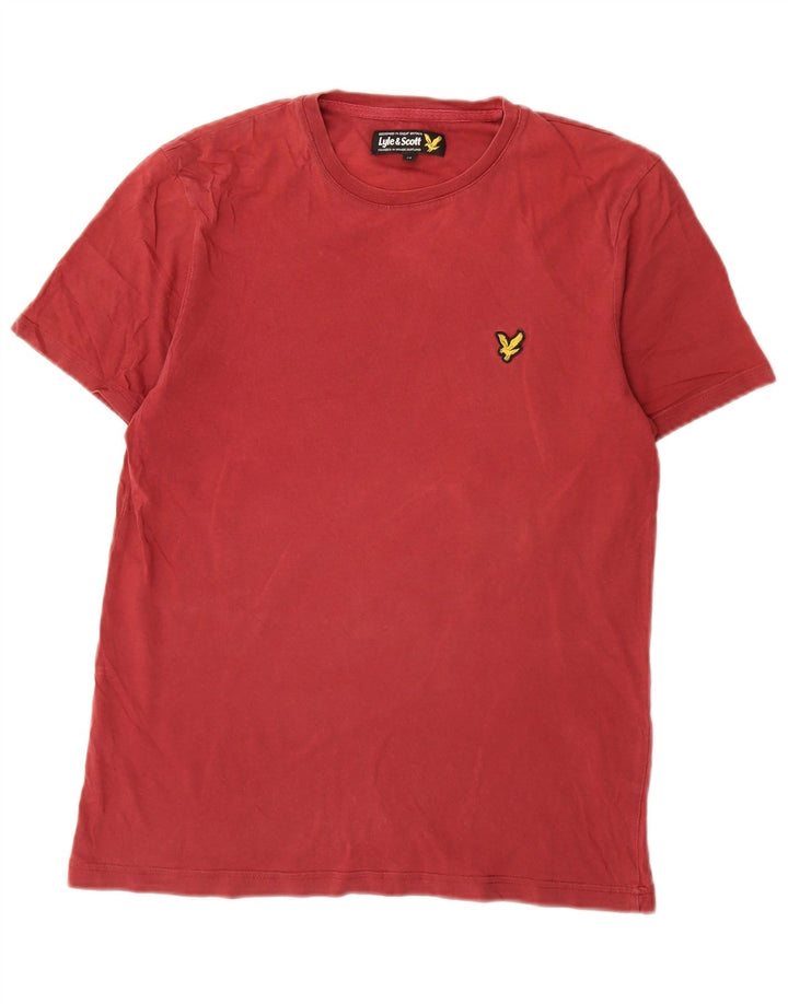 Ανδρικό T-Shirt Lyle & Scott Top Μεσαίο κόκκινο βαμβακερό