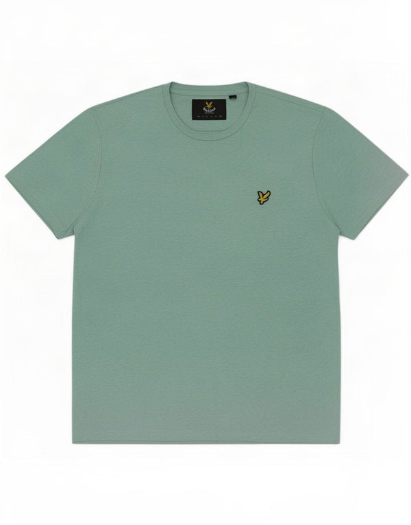Ανδρικό T-Shirt Lyle & Scott Top Larg τιρκουάζ βαμβακερό