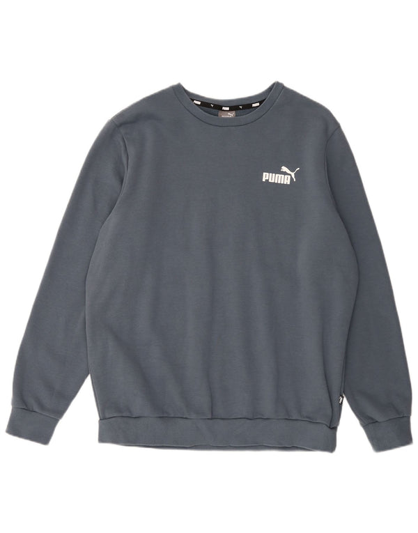 Ανδρικό φούτερ PUMA Jumper Large Navy Blue από βαμβάκι