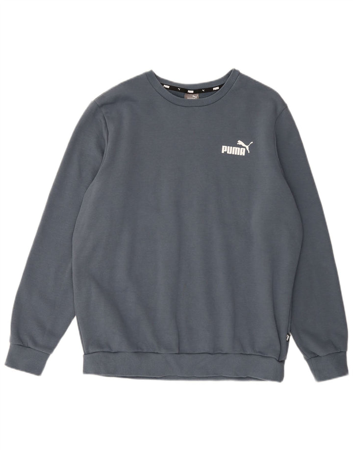 Ανδρικό φούτερ PUMA Jumper Large Navy Blue από βαμβάκι