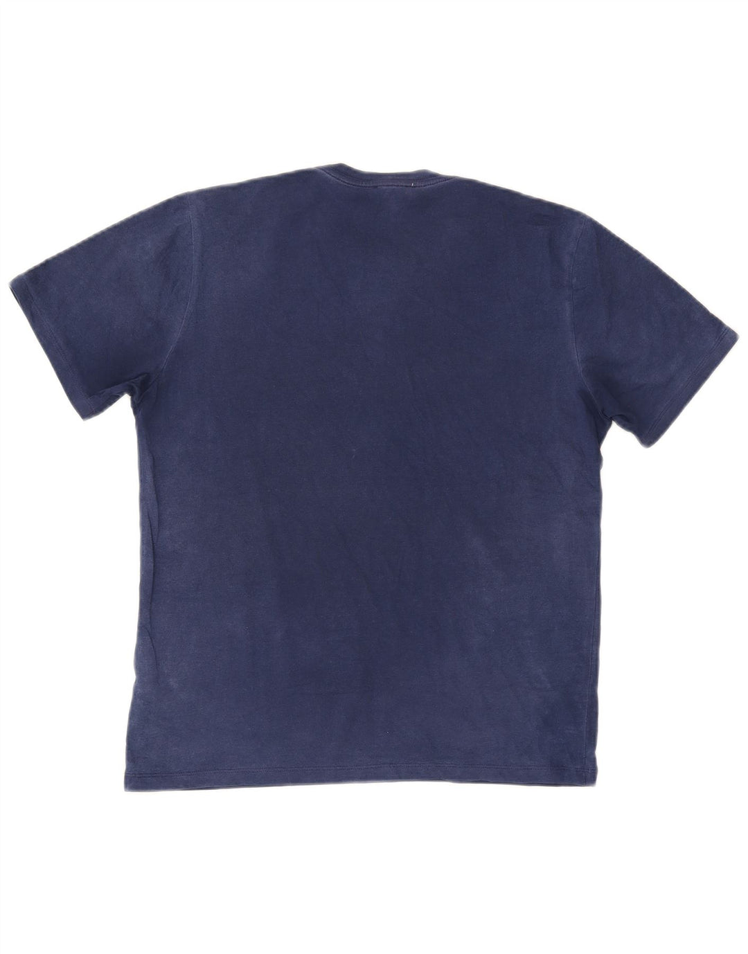 Ανδρικό T-Shirt Reiss Top από μεσαίο μπλε ναυτικό βαμβακερό