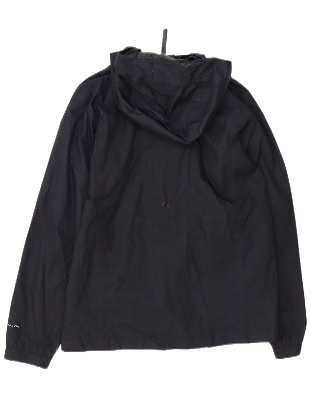 The North Face Boys Hooded Rain Jacket 11-12 Years Large Black Polyester