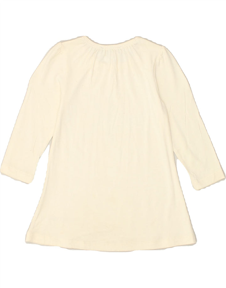 CALVIN KLEIN Baby Girls Long Sleeve T-Shirt Dress 18-24 Months Beige | Vintage Calvin Klein | Thrift | Second-Hand Calvin Klein | Used Clothing | Messina Hembry 