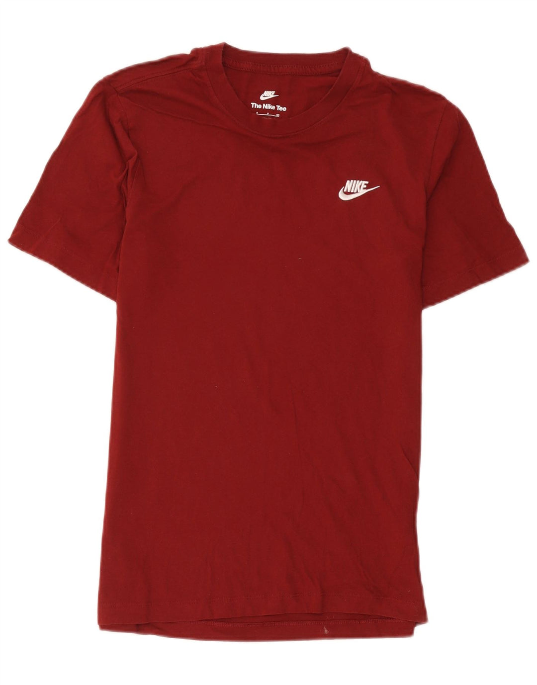 Ανδρικό μπλουζάκι Nike, μικρό βαμβακερό μπορντό