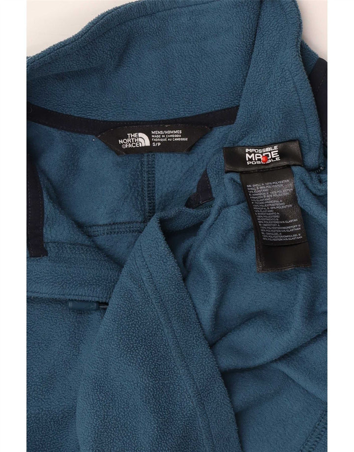 The North Face Ανδρικό φερμουάρ με λαιμόκοψη Fleece Jumper Small Blue Colourblock Πολυεστέρας