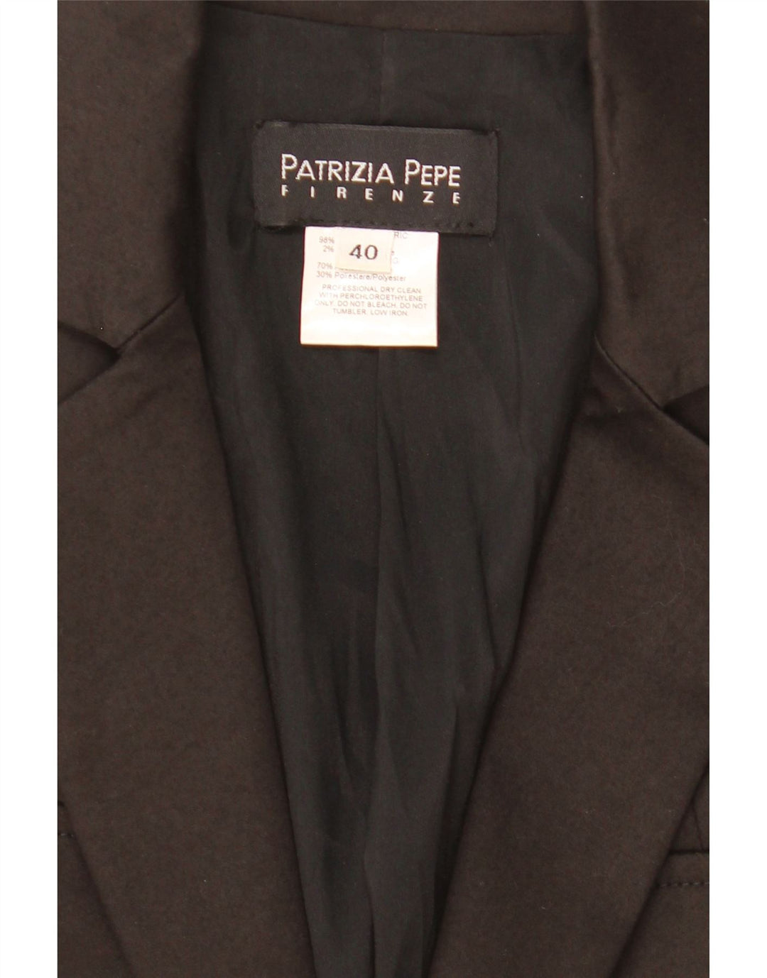 Patrizia Pepe Γυναικείο Μπουφάν Blazer Crop 2 Button IT 40 Small Black