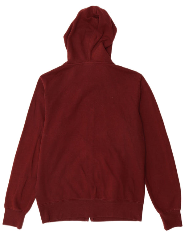 Ανδρικό πουλόβερ με κουκούλα με φερμουάρ New Balance Μικρό βαμβακερό μπορντό