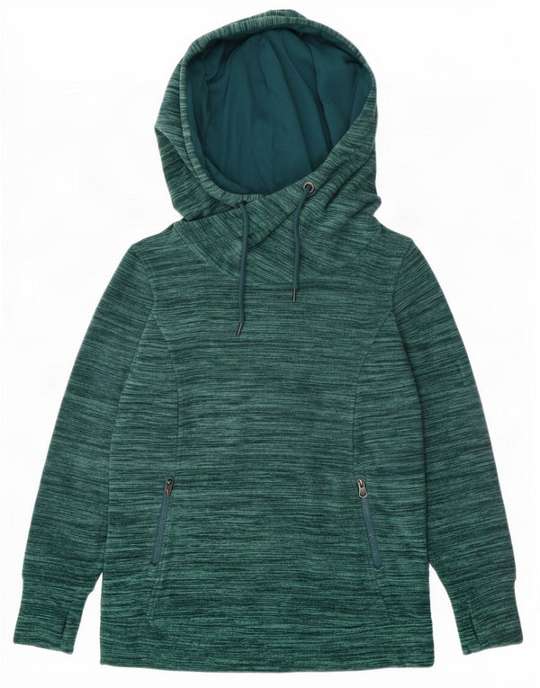 Γυναικείο γυναικείο φούτερ Kangaroos UK 14/16 Large Green Flecked Polyester
