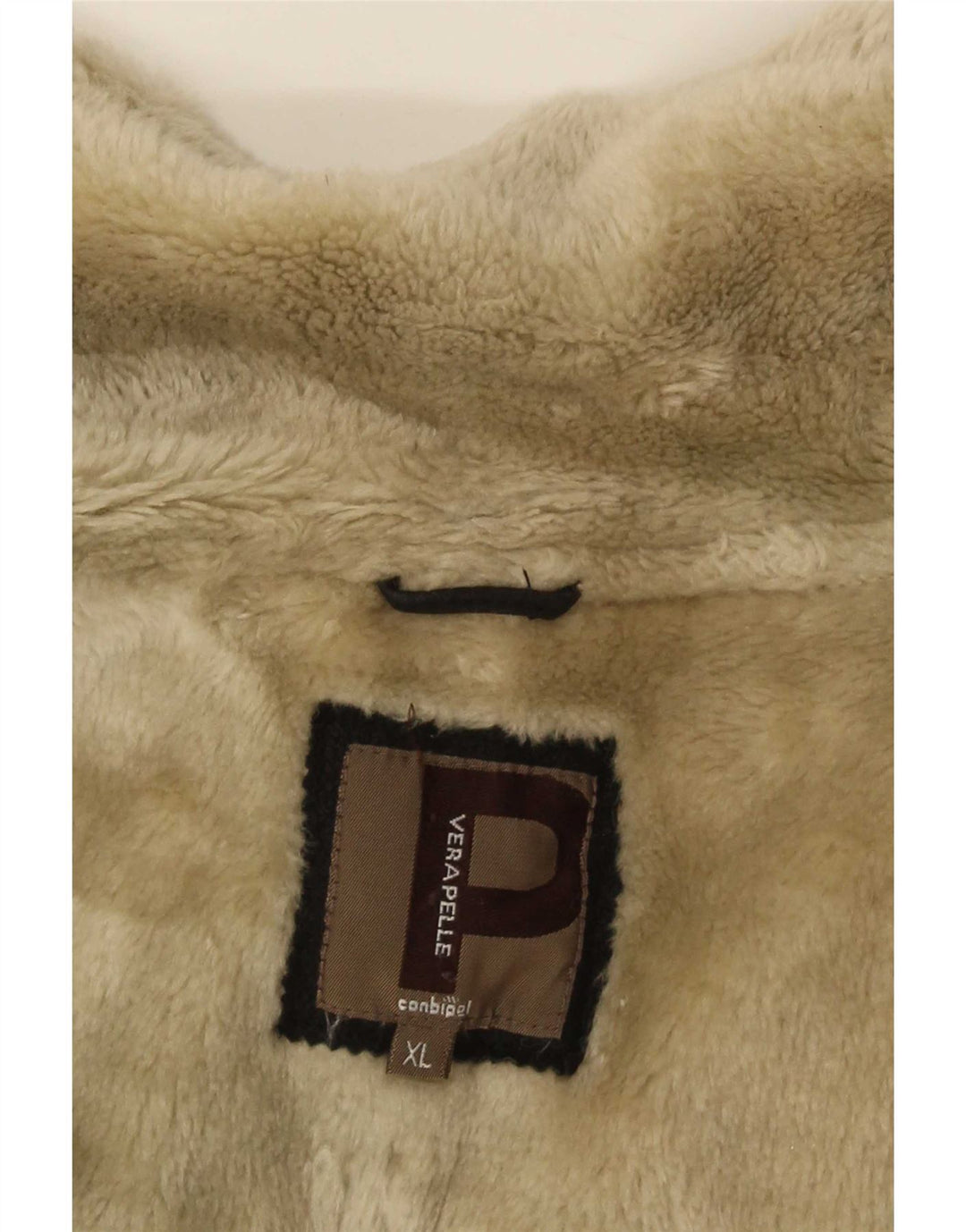 Ανδρικό Shearling Jacket Conbipel UK 42 XL μαύρο δέρμα