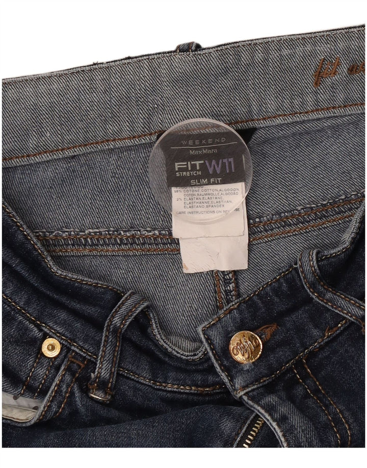 Max Mara Γυναικείο Weekend Slim Jeans W28 L26 Navy Blue Cotton