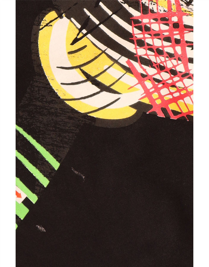 DESIGUAL Γυναικείο Μίκυ Μάους με γραφικό φούτερ με κουκούλα UK 14 Medium Black