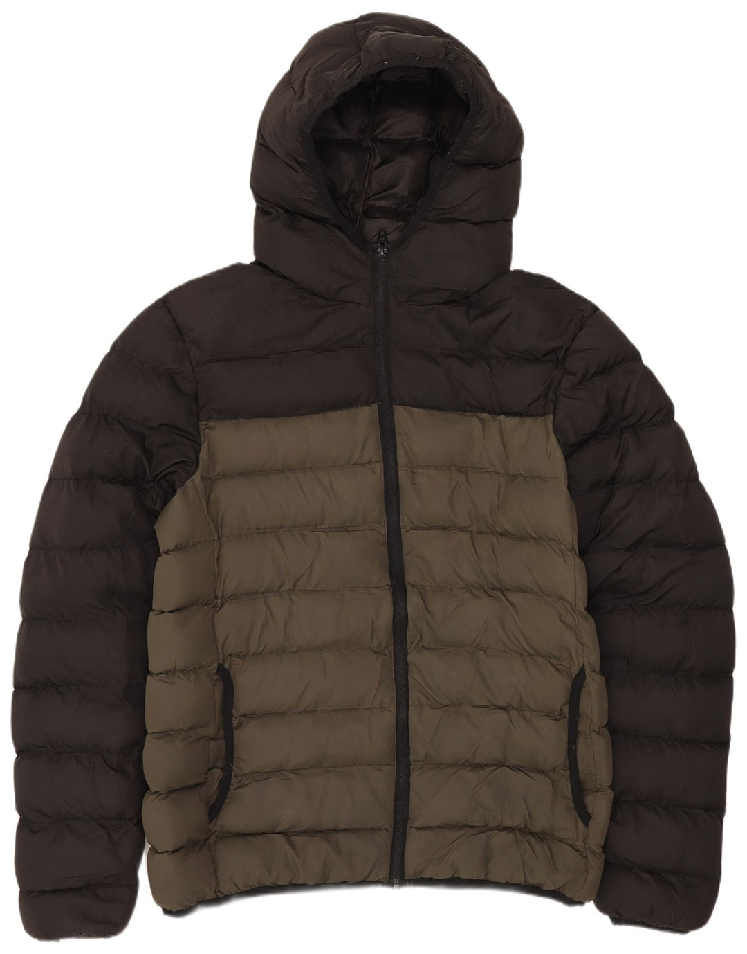 Γυναικείο μπουφάν γαλλικής σύνδεσης UK 14 Medium Khaki Polyester