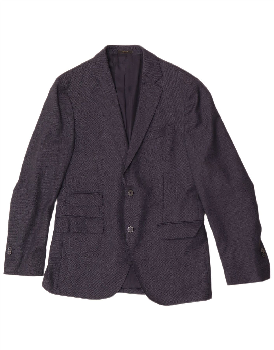 Massimo Dutti Ανδρικό μπλέιζερ με 2 κουμπιά μπουφάν EU 50 Medium Navy Blue