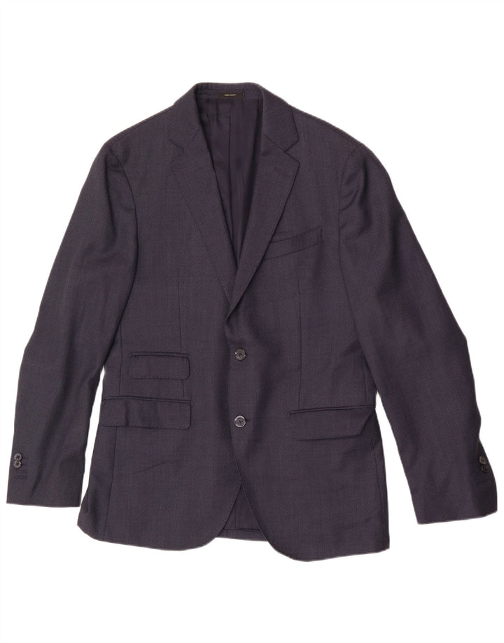 Massimo Dutti Ανδρικό μπλέιζερ με 2 κουμπιά μπουφάν EU 50 Medium Navy Blue