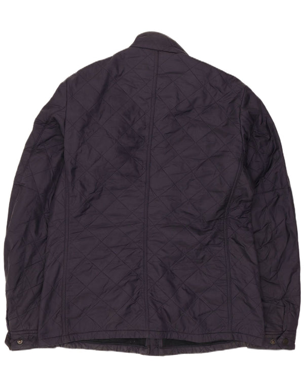 Ανδρικό καπιτονέ μπουφάν Barbour UK 40 Large Navy Blue Polyamide