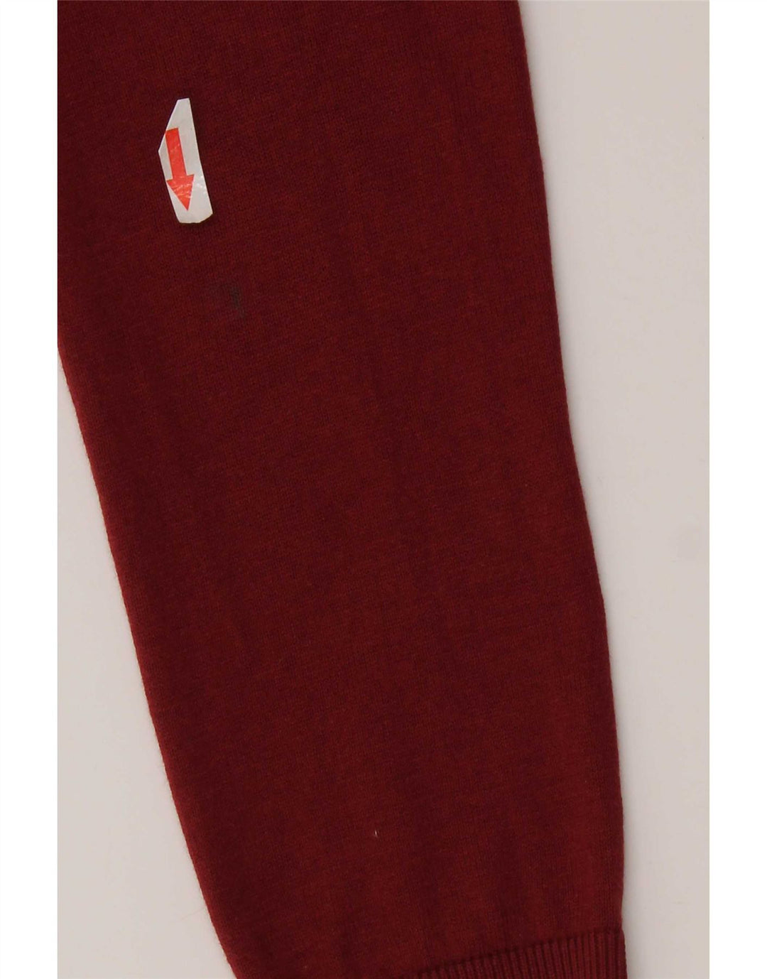 Massimo Dutti Γυναικείο Bolero Jumper UK 14 Medium Burgundy Silk