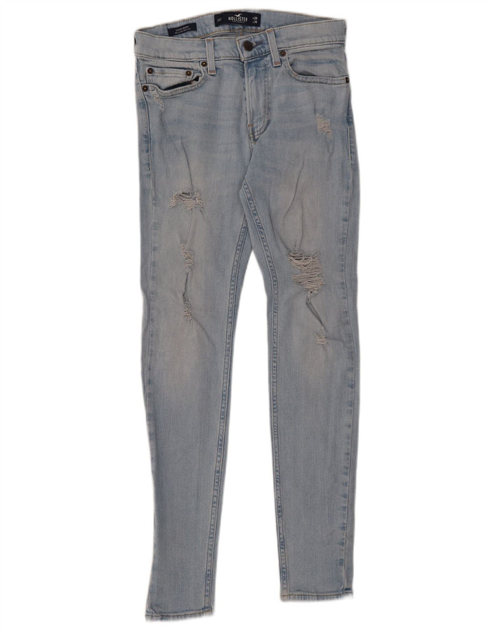 Γυναικείο τζιν HOLLISTER Distressed Super Skinny W28 L30 Μπλε βαμβακερό