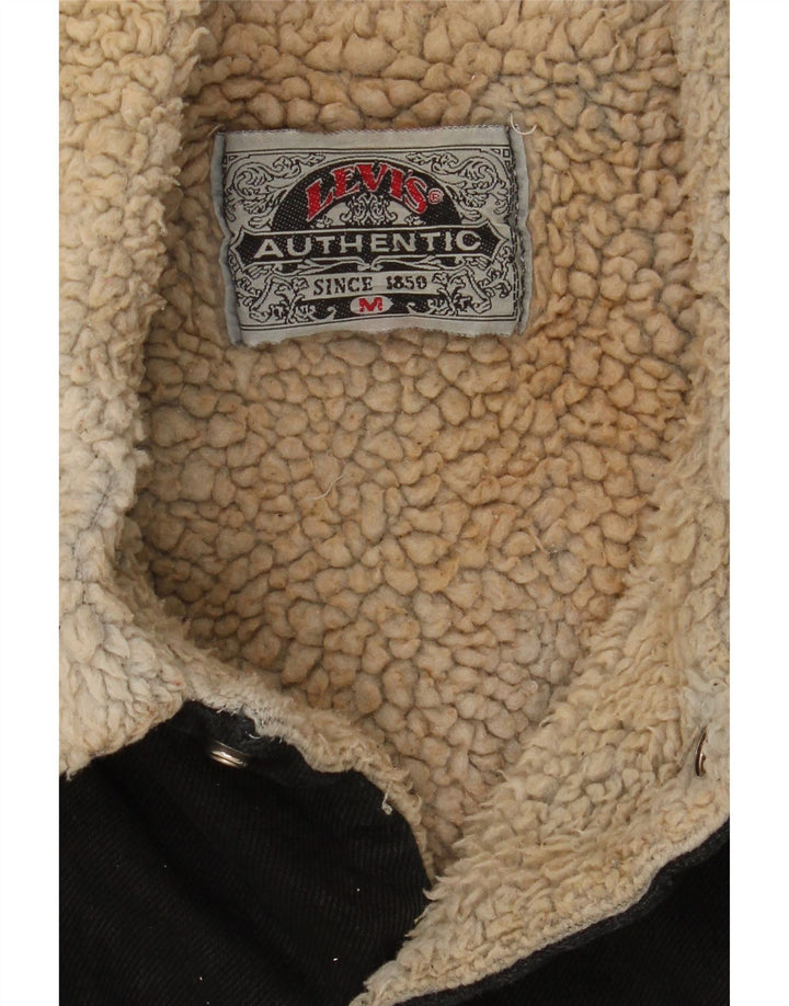 Ανδρικό τζιν Sherpa Jacket Levi's UK 38 Medium Black