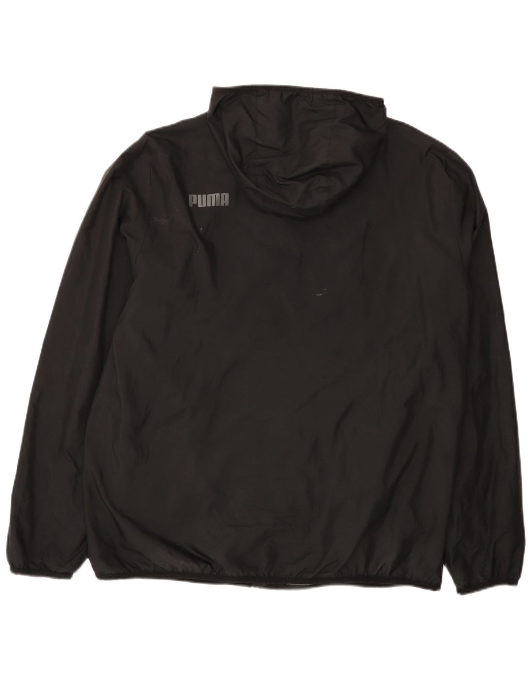 Puma Ανδρικό μπουφάν βροχής με κουκούλα UK 18 XL μαύρο πολυεστέρα