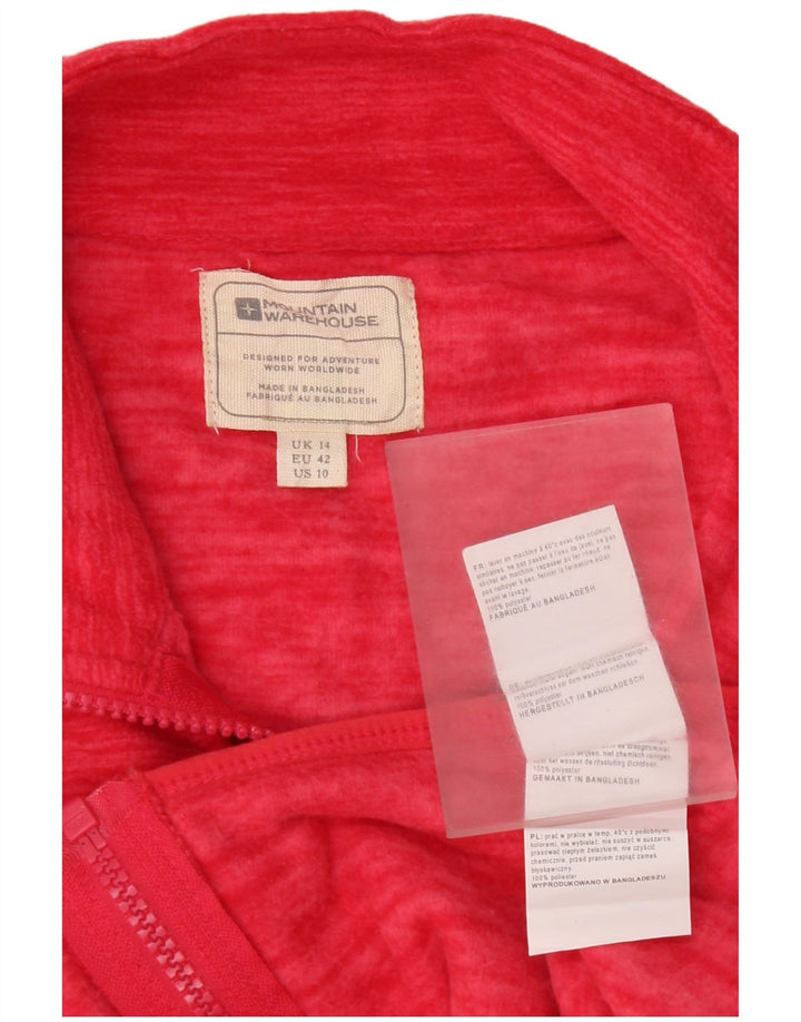 Mountain Warehouse Γυναικείο Fleece Jacket UK 14 Large Pink Polyester