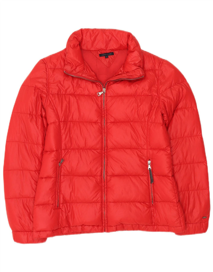 Tommy Hilfiger Γυναικείο μπουφάν UK 14 Medium Red Nylon