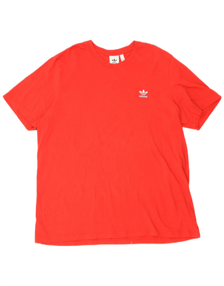 Ανδρικό T-Shirt Adidas Top 2XL κόκκινο βαμβακερό