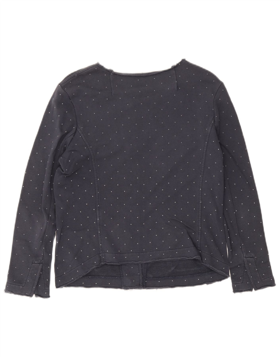 Sun68 Γυναικείο Crop Utility Μπουφάν UK 10 Small Navy Blue με στίγματα από βαμβάκι