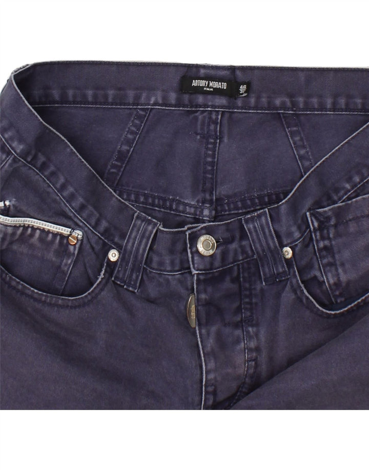 ANTONY MORATO Womens Bermuda Shorts IT 46 Large W32 Navy Blue Cotton Vintage Antony Morato and Second-Hand Antony Morato from Messina Hembry 