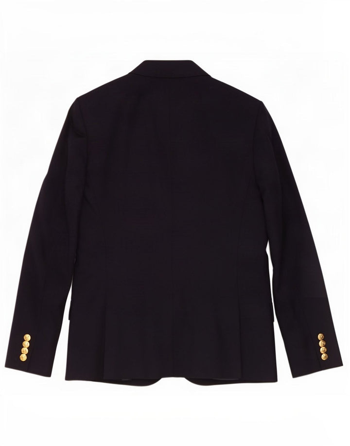 Ralph Lauren Γυναικείο σακάκι 2 κουμπιών US 8 Medium Navy Blue Wool