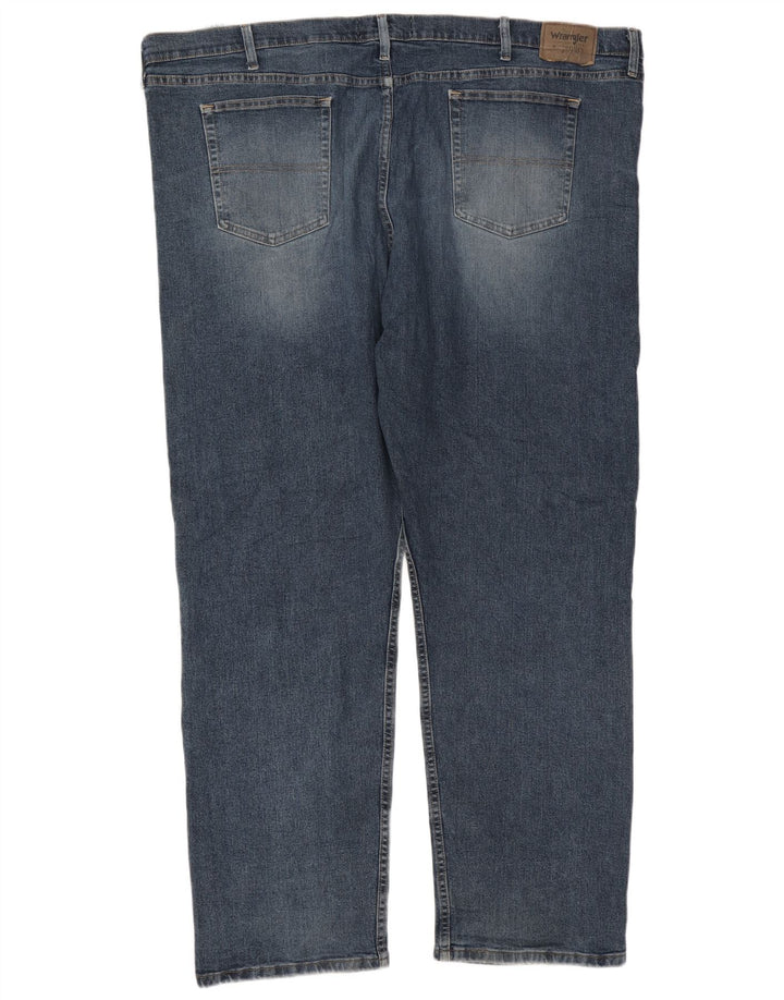 Ανδρικό τζιν Wrangler ίσιο W52 L32 Μπλε βαμβακερό