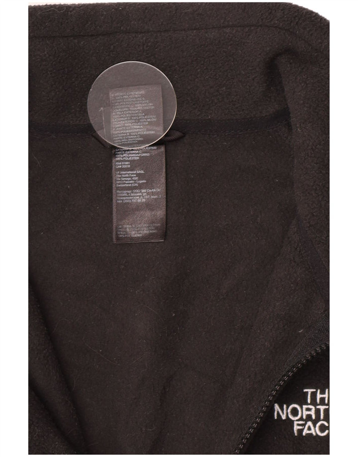 The North Face Mens Liner Fleece Jacket UK 38 Medium Black Polyester