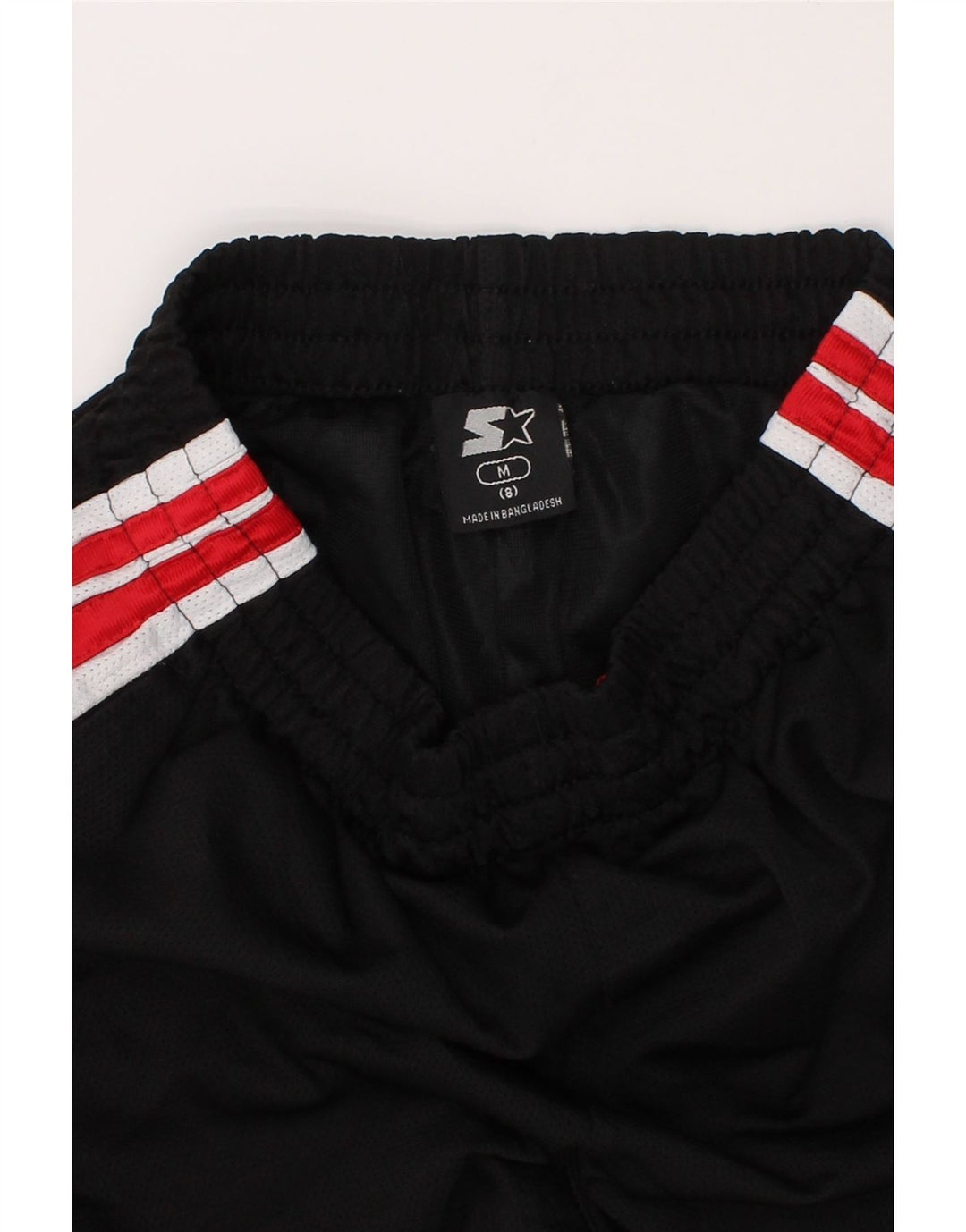 STARTER Boys Tracksuit Trousers 7-8 Years Medium  Black Polyester Vintage Starter and Second-Hand Starter from Messina Hembry 